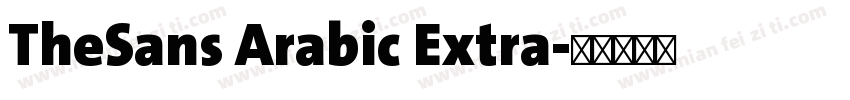 TheSans Arabic Extra字体转换